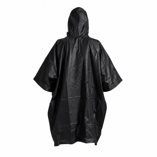 Poncho Xecuro en Pvc Negro