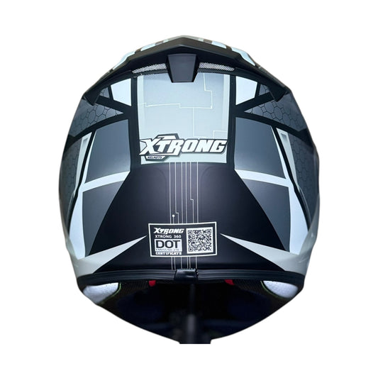 Casco Integral Xtrong 360 Streamline Gris
