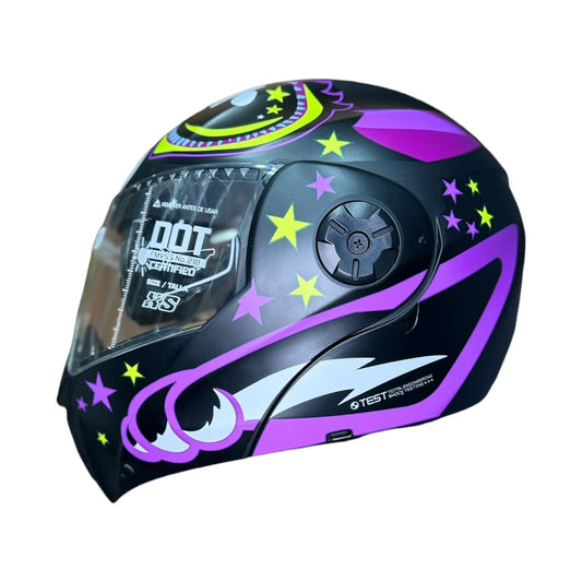 Casco Abatible Ich 3110 Kids Morado