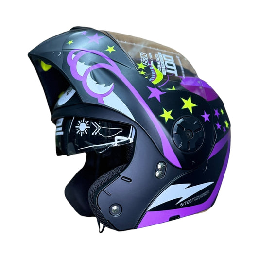 Casco Abatible Ich 3110 Kids Morado