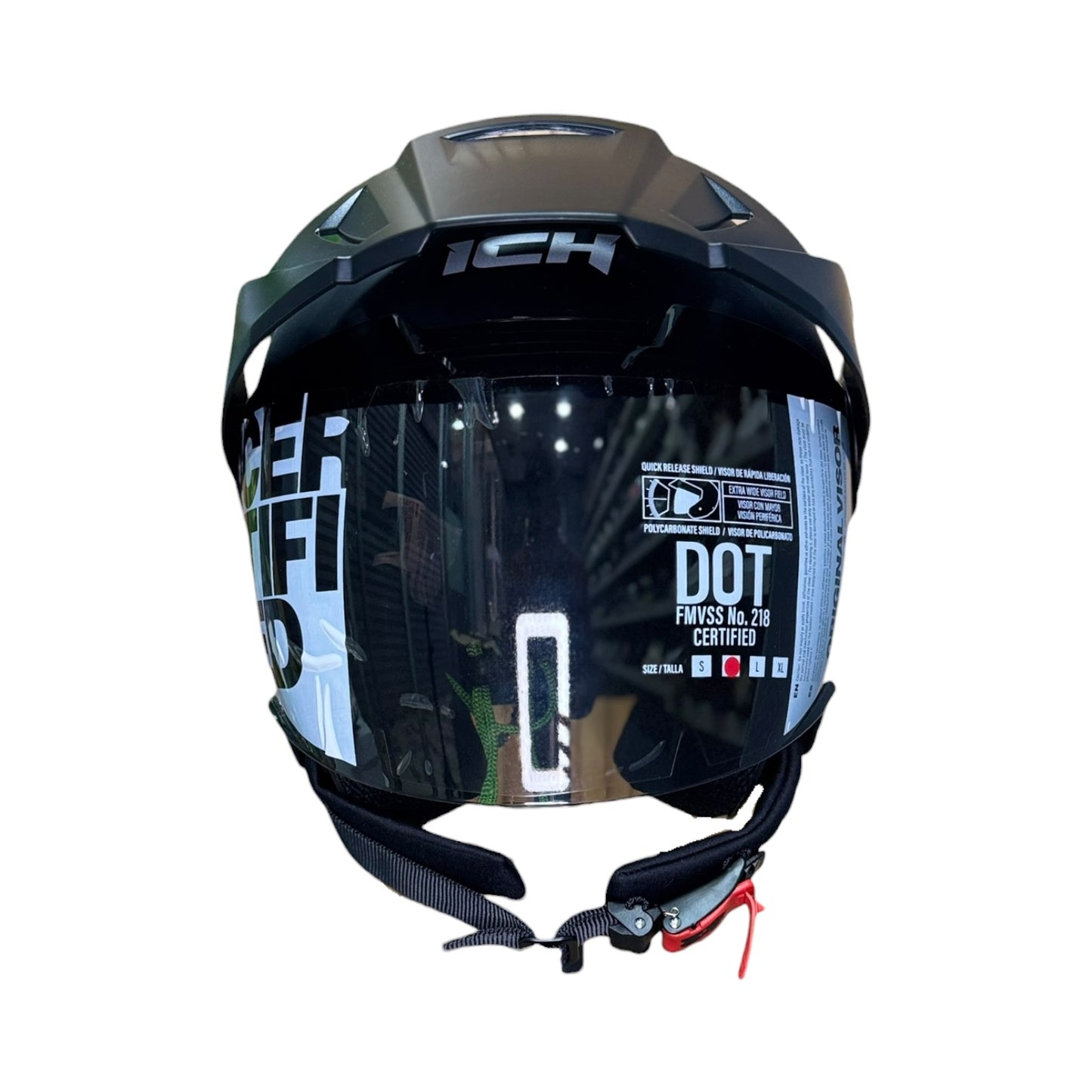 Casco Abierto Ich 102 trademark Azul