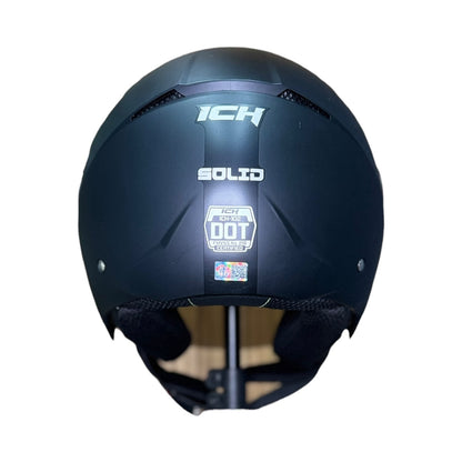 Casco Abierto Ich 102 Solid negro