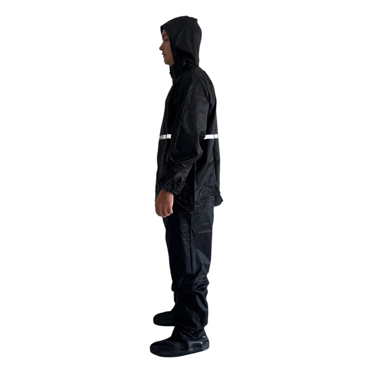 Impermeable Xtrong 3 piezas con Botas Negro