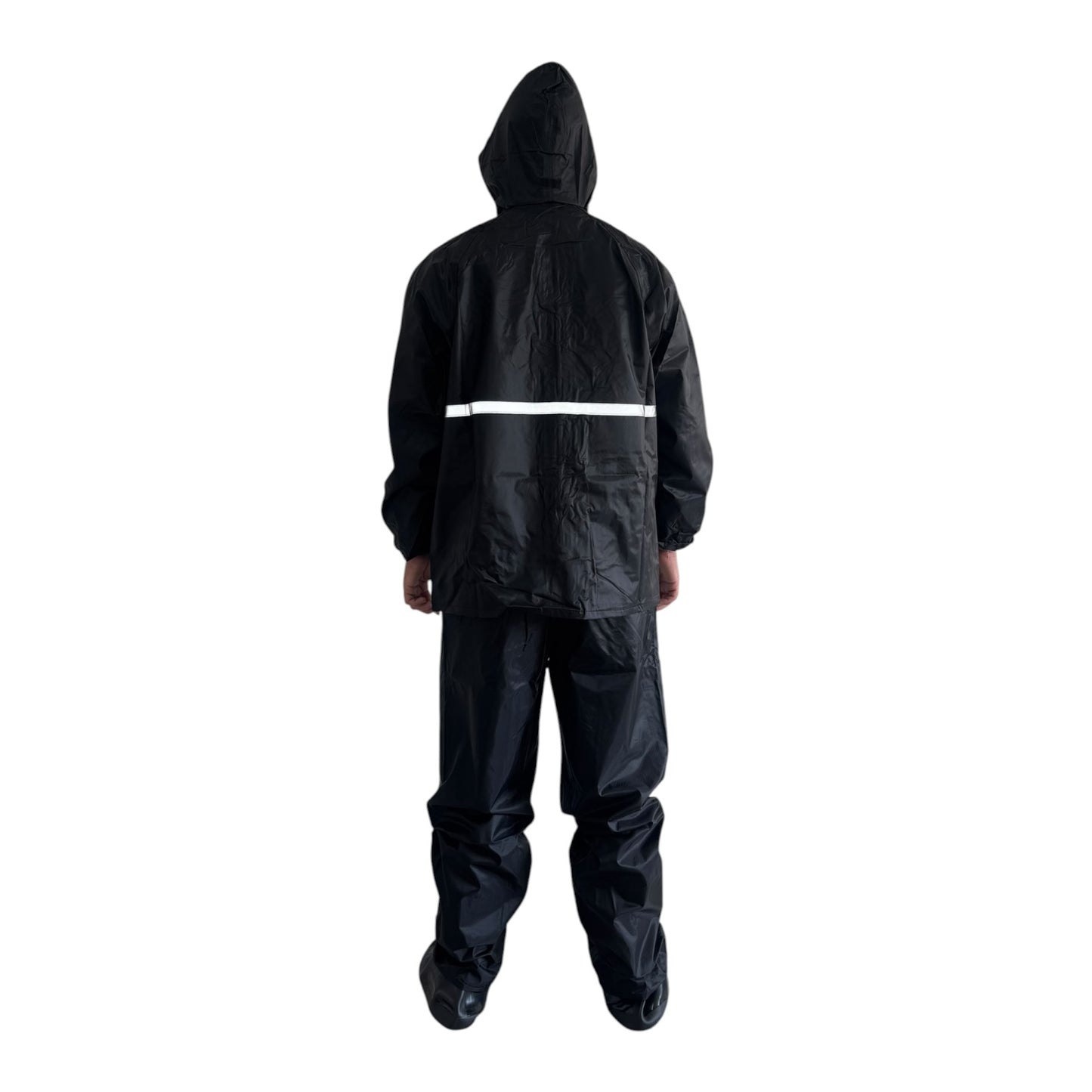 Impermeable Xtrong 3 piezas con Botas Negro