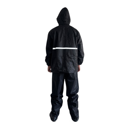 Impermeable Xtrong 3 piezas con Botas Negro