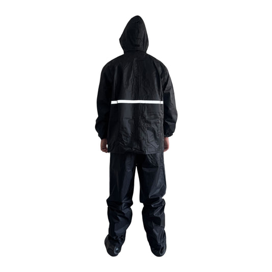 Impermeable Xtrong 3 piezas con Botas Negro