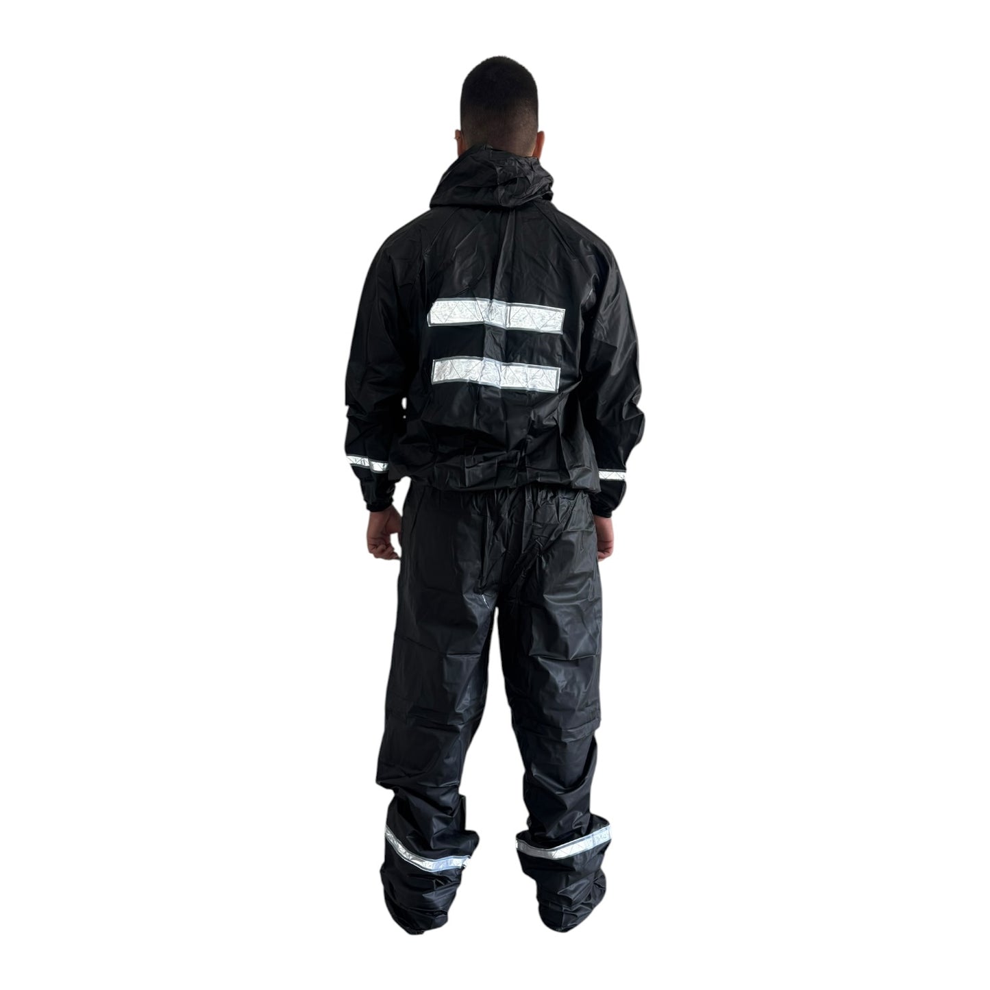 Impermeable 3 Piezas PVC Negro