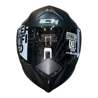 Casco Abatible Ich 3110 Solid negro