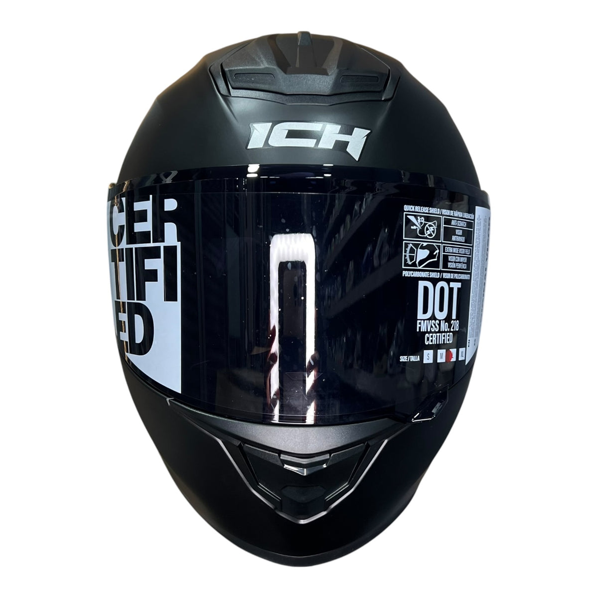 Casco Integral Ich 505 Solid Negro